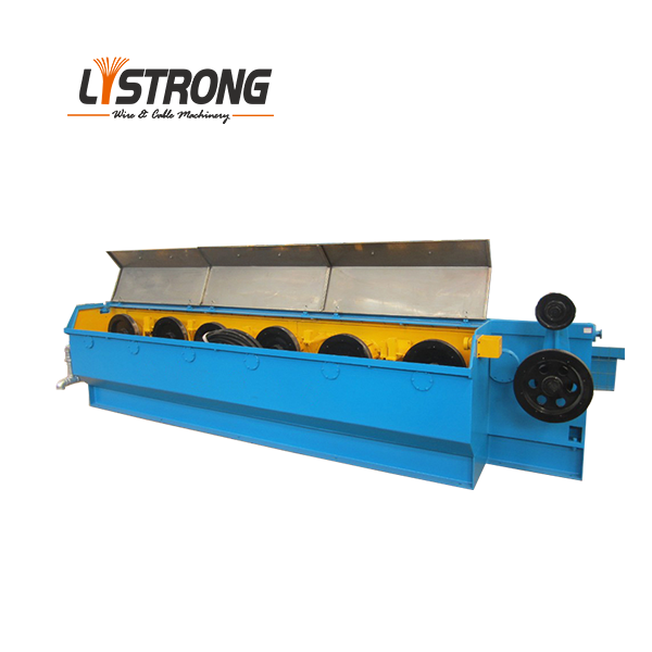 Rod breakdown machine with double spooler