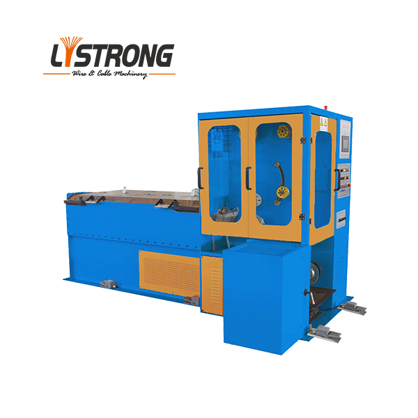 Saw wire drawing machine with 4 capstans