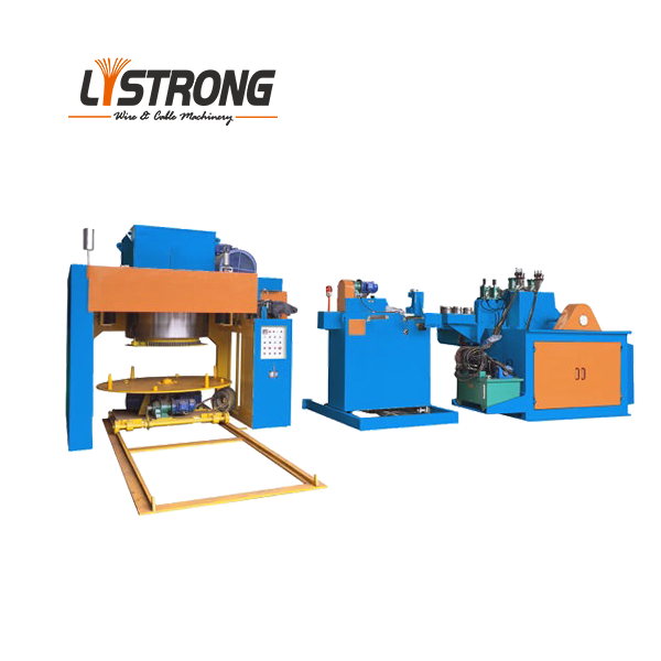 Inverted vertical steel wire drawing machine